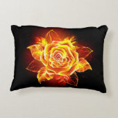 ブルーミング火災バラ アクセントクッション (裏面)