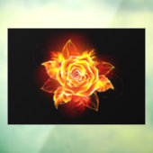 ブルーミング火災バラ ウィンドウサイン (シート3)