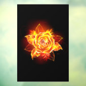 ブルーミング火災バラ ウィンドウサイン (シート3)