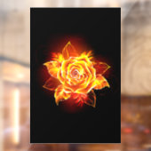 ブルーミング火災バラ ウィンドウサイン (シート2)