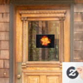 ブルーミング火災バラ ウィンドウサイン (ホームデコレーション)