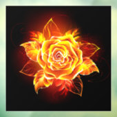 ブルーミング火災バラ ウィンドウサイン (シート3)