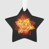 ブルーミング火災バラ オーナメント (裏面)