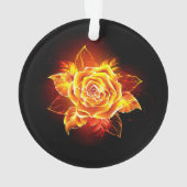 ブルーミング火災バラ オーナメント (裏面)