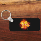 ブルーミング火災バラ キーホルダー (裏面)
