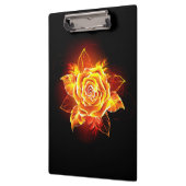 ブルーミング火災バラ クリップボード (左)