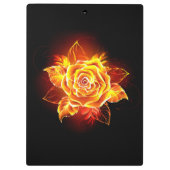 ブルーミング火災バラ クリップボード (裏面)