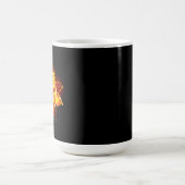 ブルーミング火災バラ コーヒーマグカップ (中央)