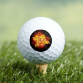 ブルーミング火災バラ ゴルフボール (インサイチュ 木)