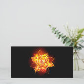 ブルーミング火災バラ シーズンカード (スタンド正面)