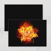 ブルーミング火災バラ セーブザデート (正面/裏面)