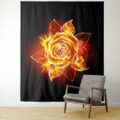ブルーミング火災バラ タペストリー (インサイチュ)