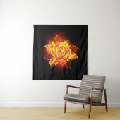 ブルーミング火災バラ タペストリー (インサイチュ)