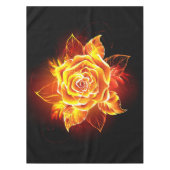 ブルーミング火災バラ テーブルクロス (正面)