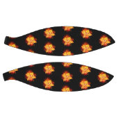 ブルーミング火災バラ バスケットボール (パネル)