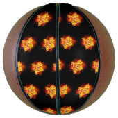 ブルーミング火災バラ バスケットボール (縦)