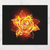 ブルーミング火災バラ ビールラベル (シングルラベル)