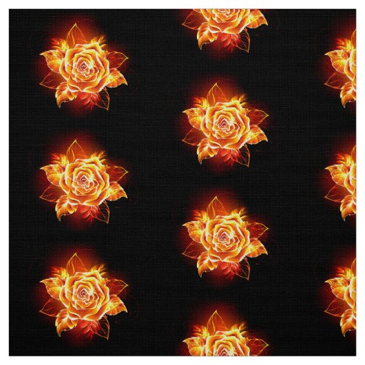 ブルーミング火災バラ ファブリック (見本)