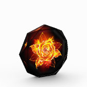 ブルーミング火災バラ フォトブロック (左)