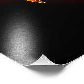 ブルーミング火災バラ フォトプリント            (角)