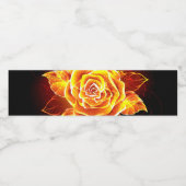 ブルーミング火災バラ ペットボトルラベル (シングルラベル)