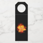 ブルーミング火災バラ ボトルネックタグ (裏面)