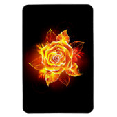 ブルーミング火災バラ マグネット (縦)