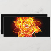 ブルーミング火災バラ メニュー (正面/裏面)