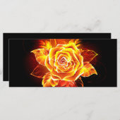 ブルーミング火災バラ メニュー (正面/裏面)