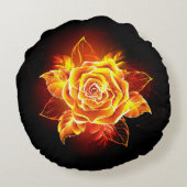 ブルーミング火災バラ ラウンドクッション (裏面)