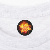 ブルーミング火災バラ ラベル (貼付)