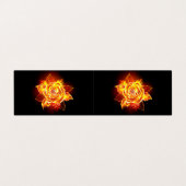 ブルーミング火災バラ 名刺 (外部フラット)