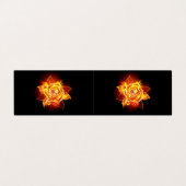 ブルーミング火災バラ 名刺 (外部フラット)