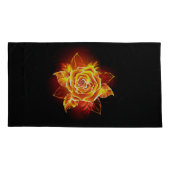 ブルーミング火災バラ 枕カバー (裏面)