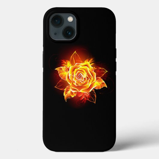 ブルーミング火災バラ Case-Mate iPhoneケース (裏面)