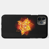 ブルーミング火災バラ Case-Mate iPhoneケース (裏面(横))