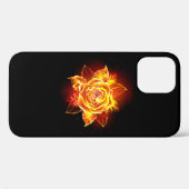 ブルーミング火災バラ Case-Mate iPhoneケース (裏面 (横))
