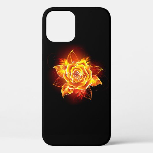 ブルーミング火災バラ Case-Mate iPhoneケース (裏面)