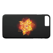 ブルーミング火災バラ Case-Mate iPhoneケース (裏面(横))
