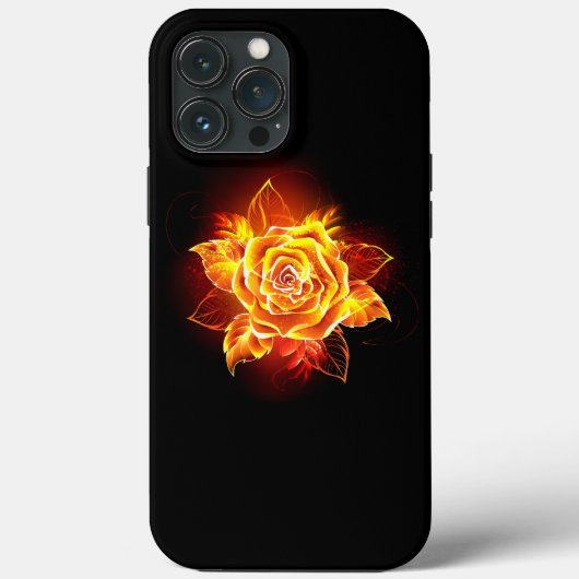 ブルーミング火災バラ Case-Mate iPhoneケース (裏面)