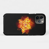 ブルーミング火災バラ Case-Mate iPhoneケース (裏面(横))