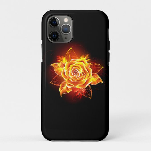 ブルーミング火災バラ Case-Mate iPhoneケース (裏面)