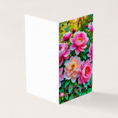 ブルーミング牡丹Chriatymasカード (外部)