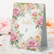 ブルーミング結婚エレガンスのテーブル番号