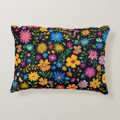 ブルーミング美しいデザインアクセント枕 アクセントクッション (裏面)