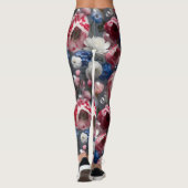 ブルーミング美しいレギンスフローラエレガンスinモーション レギンス (裏面)