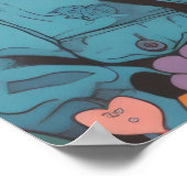 ブルーミング視覚 ポスター (角)