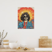 ブルーミング視覚 ポスター (キッチン)