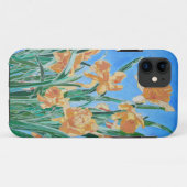 ブルーミング黄金はっきりしたの水仙ラインアート Case-Mate iPhoneケース (裏面(横))