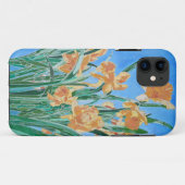 ブルーミング黄金はっきりしたの水仙ラインアート Case-Mate iPhoneケース (裏面(横))